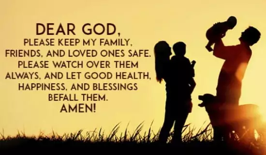 morning prayer family protection