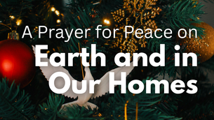 A Prayer for Peace on Earth and in Our Homes | Your Daily Prayer